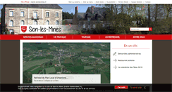 Desktop Screenshot of mairie-sionlesmines.fr